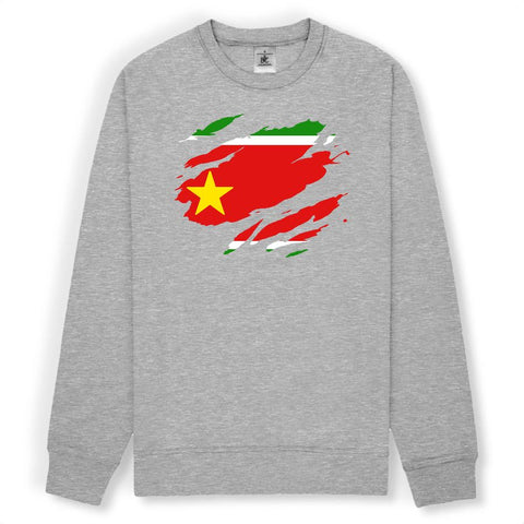 Image of Drapeau Guadeloupe effet sweat déchiré Sweat