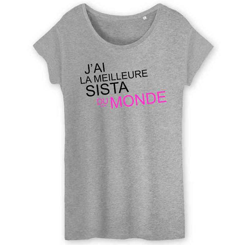 Image of t-shirt femme j'ai la meilleure sista