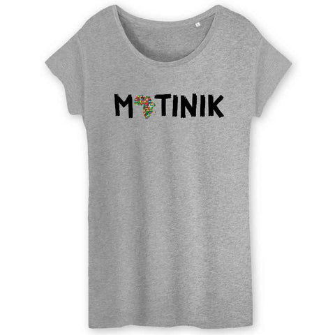 Image of tshirt femme matinik afrique