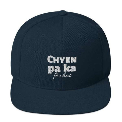 Image of casquette chyen pa ka fè chat 4