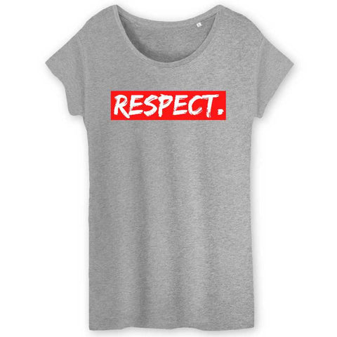 Image of respect tshirt femme