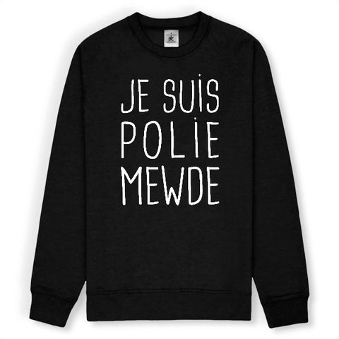 Image of sweat je suis polie mewde
