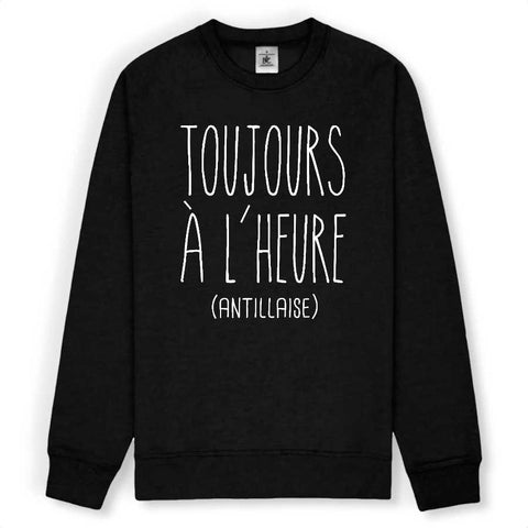 Image of sweat toujours à l'heure antillaise