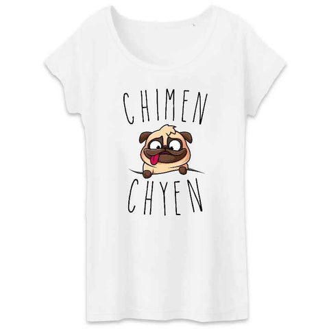 Image of tshirt femme chimen chyen