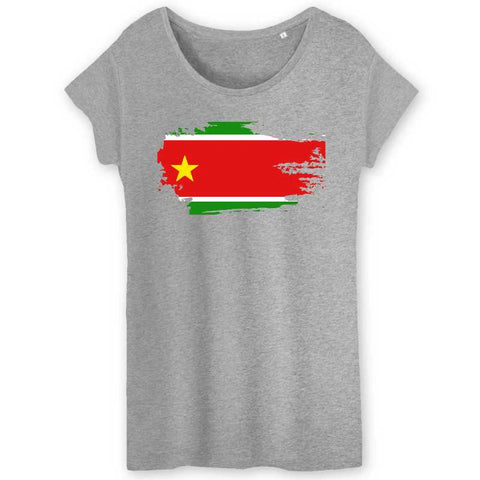 Image of TShirt Femme Drapeau guadeloupe effet échiré