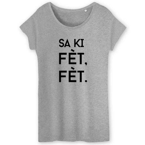 Image of tshirt femme sa ki fet fet