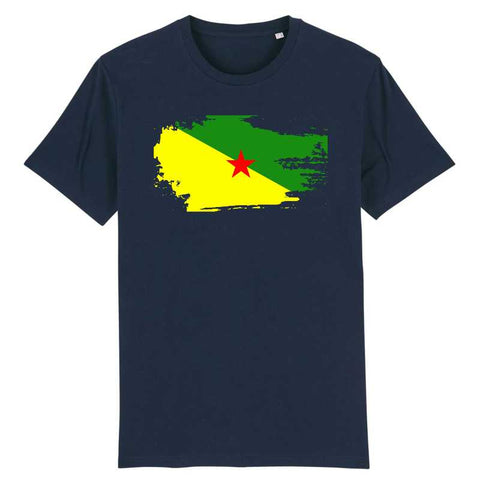 Image of drapeau guyane effet déchiré homme t-shirt