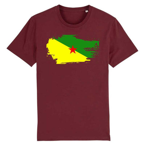 Image of t-shirt drapeau guyane effet déchiré homme