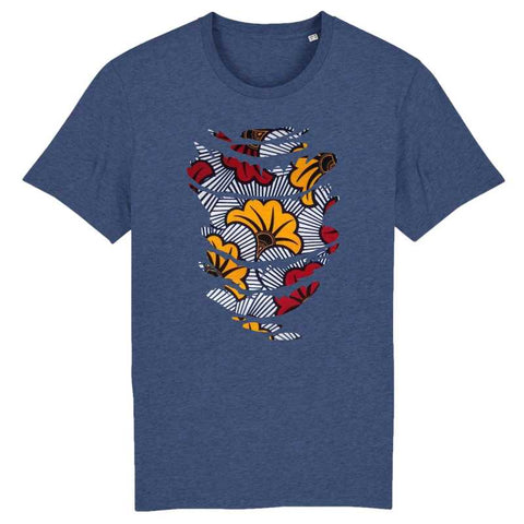 Image of wax fleurs de mariage t-shirt homme