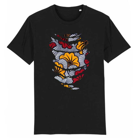 Image of t-shirt homme wax fleurs de mariage