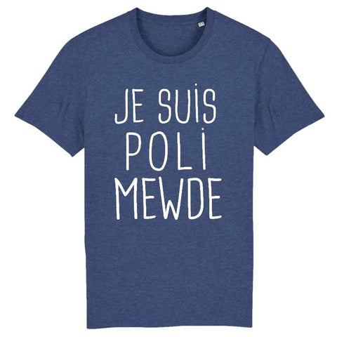 Image of t-shirt homme je suis poli mewde