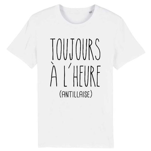 Image of tshirt homme toujours à l'heure