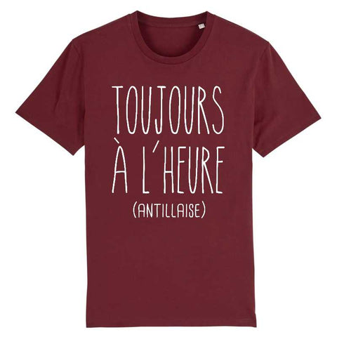 Image of toujours à l'heure t-shirt homme
