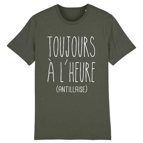 Image of toujours à l'heure homme tshirt