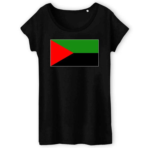 Image of tshirt femme drapeau independantiste martinique