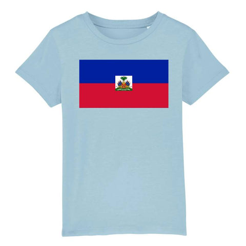 Image of t-shirt drapeau haiti enfant