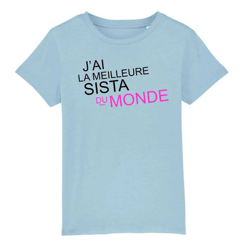 Image of t-shirt enfant j'ai la meilleure sista du monde