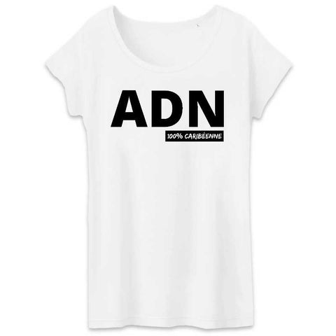 Image of tshirt femme adn 100% caribeenne