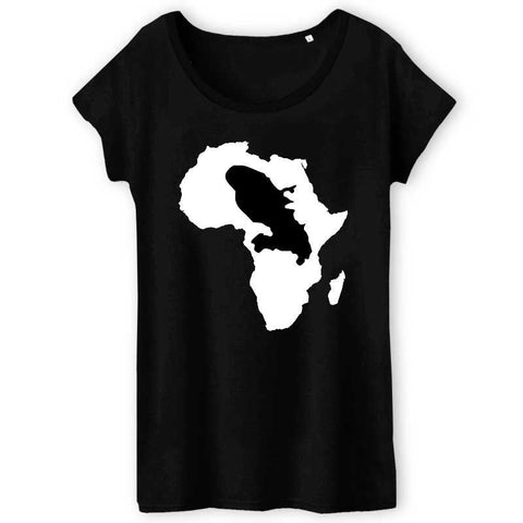 Image of tshirt femme afrique martinique