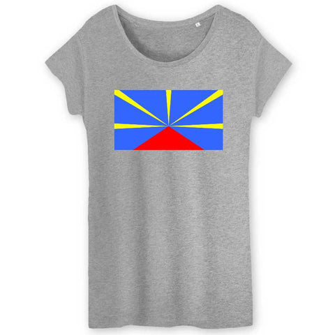 Image of drapeau independantiste reunion tshirt femme