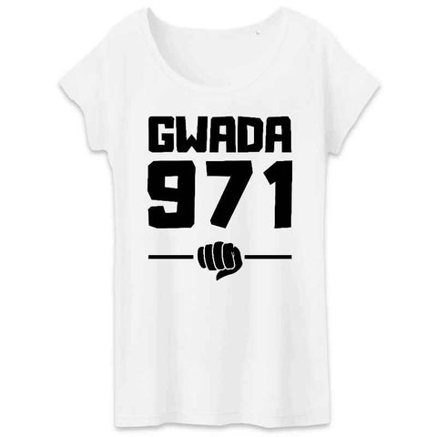 Image of gwada 971 tshirt femme