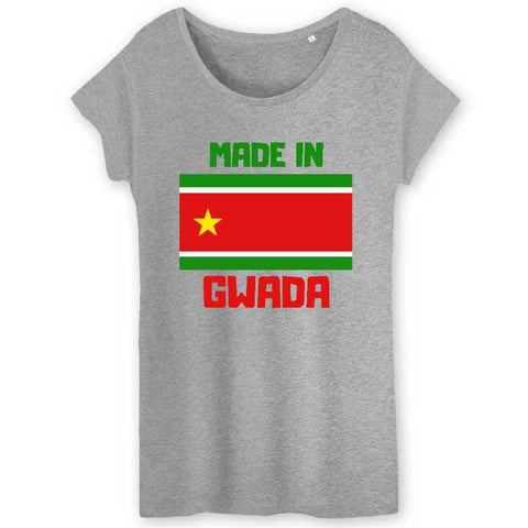 Image of made in gwada tshirt femme