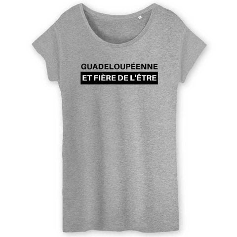 Image of tshirt guadeloupeenne et fiere de l'être femme