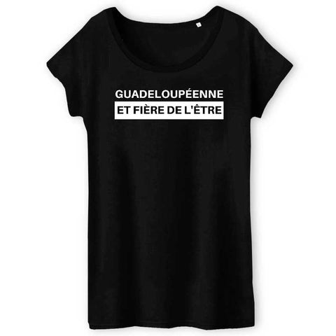 Image of guadeloupeenne et fiere de l'être tshirt femme