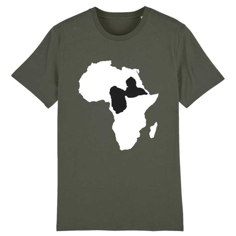 Image of tshirt homme guadeloupe afrique
