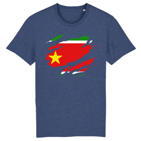 Image of T-Shirt Homme - Drapeau Guadeloupe effet t-shirt déchiré