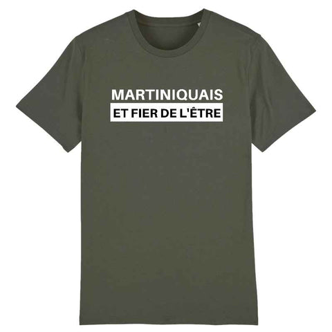 Image of martiniquais et fier de l'être tshirt homme