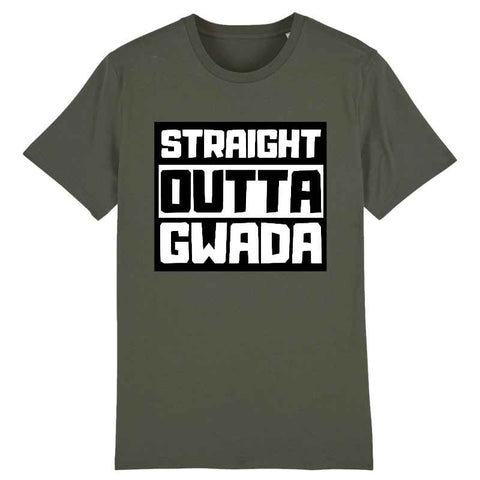 Image of straight outta gwada tshirt homme