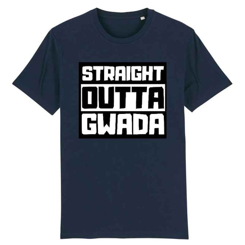Image of t-shirt straight outta gwada homme