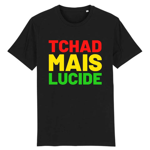 Image of tshirt homme tchad mais lucide