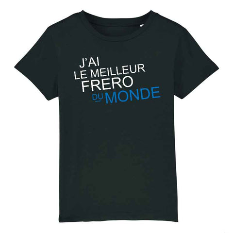 Image of tshirt enfant j'ai le meilleur frero du monde