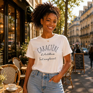 T-Shirt Femme - Caractère d'Antillaise tout simplement