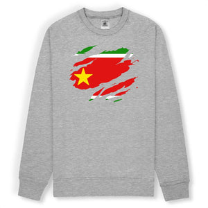Sweat - Drapeau Guadeloupe effet sweat déchiré