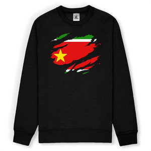 Sweat Drapeau Guadeloupe effet sweat déchiré