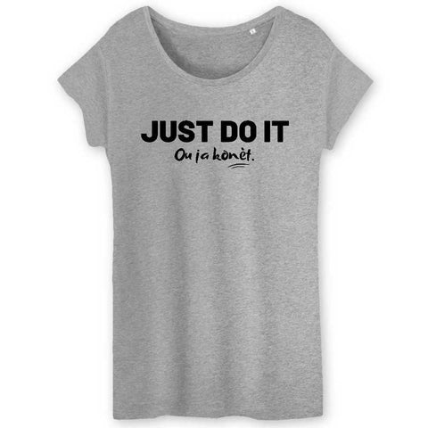 Image of just do it ou ja konet t-shirt femme
