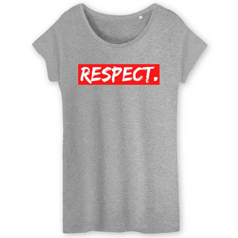 Image of respect tshirt femme 