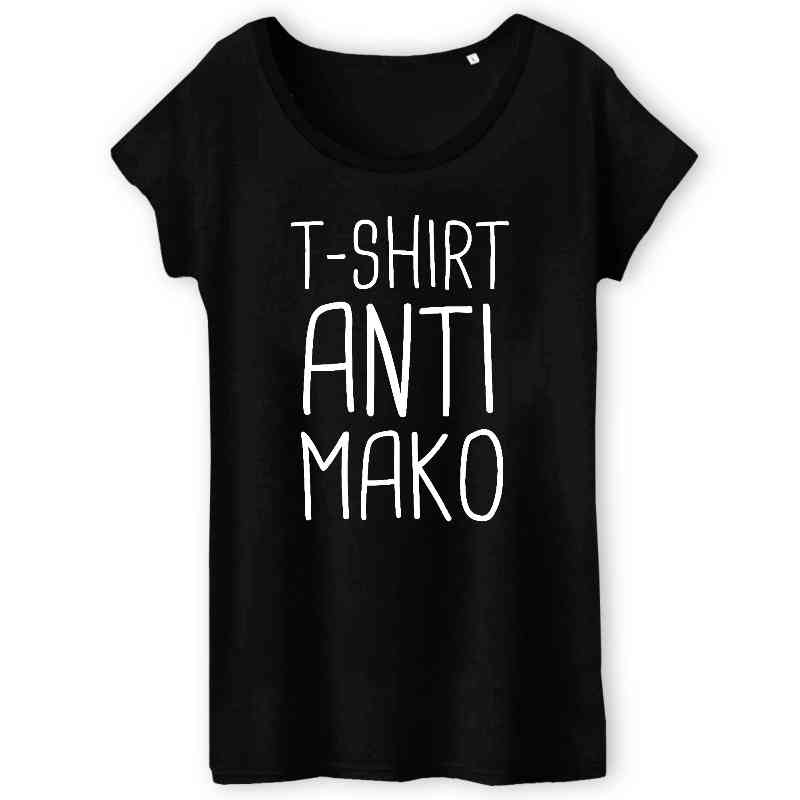 t-shirt anti mako femme