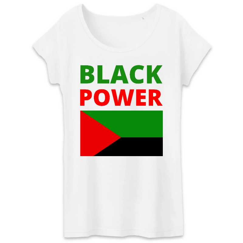 t-shirt femme black power martinique