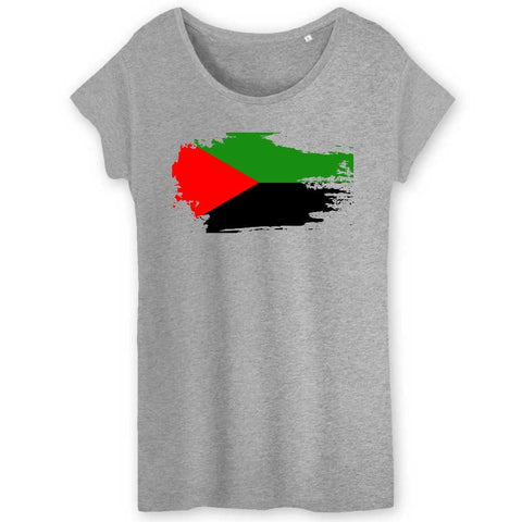 Image of t-shirt Femme Drapeau Martinique effet t-shirt déchiré