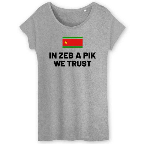 Image of tshirt in zeb a pik we trust femme 