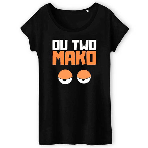 Image of ou two mako maco tshirt femme 