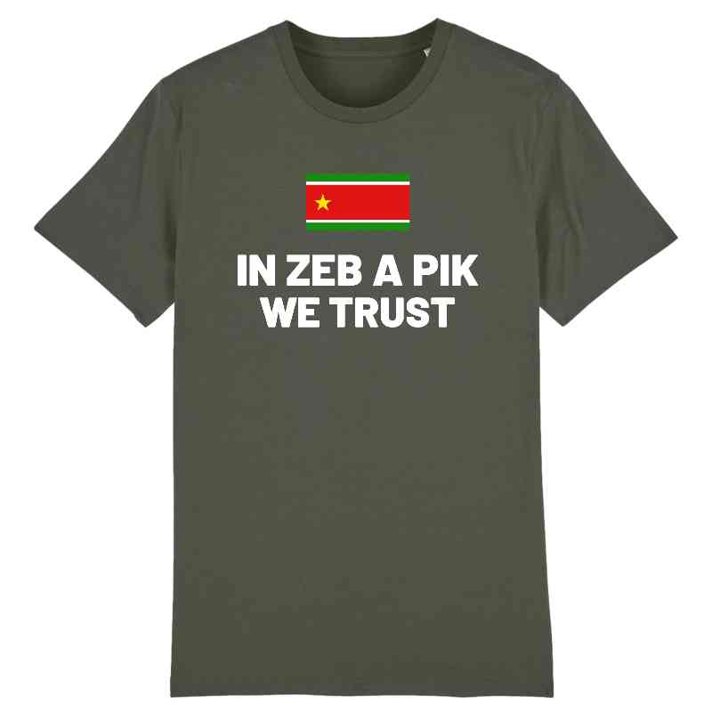 tshirt in zeb a pik we trust homme 
