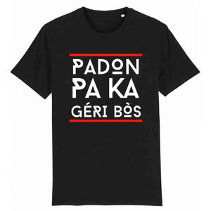 T-Shirt Homme - Padon pa ka géri bòs