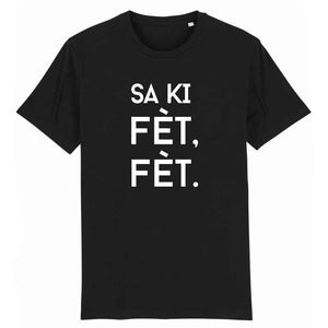 tshirt homme sa ki fet fet