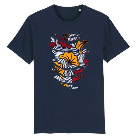 Image of  t-shirt wax fleurs de mariage homme 