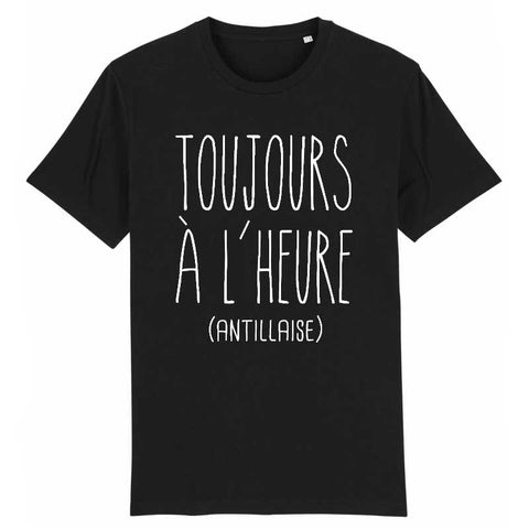 Image of toujours à l'heure tshirt homme